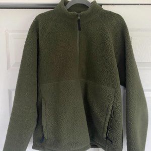 Everlane Quarter Zip Fleece Jacket